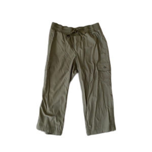 L.L. Bean Olive Green Camp Cropped Pants